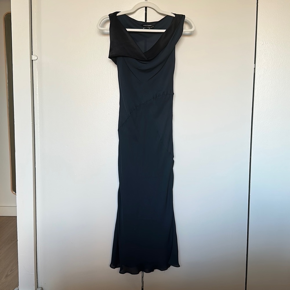 Never worn Narciso Rodriguez Navy and Black Dress